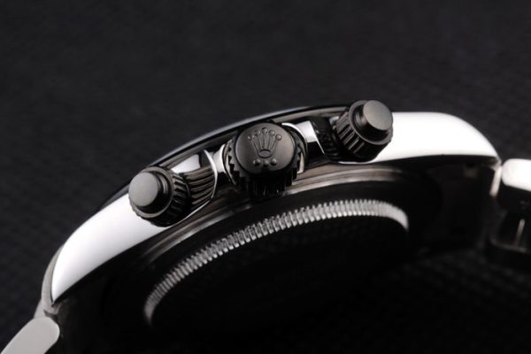 Rolex Daytona Stainless Steel Black Enameled Silver Dial - Image 10