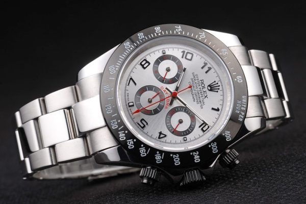 Rolex Daytona Stainless Steel Black Enameled Silver Dial - Image 4
