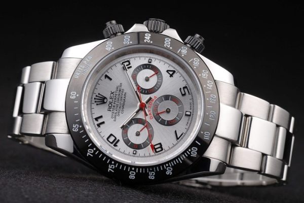 Rolex Daytona Stainless Steel Black Enameled Silver Dial - Image 5