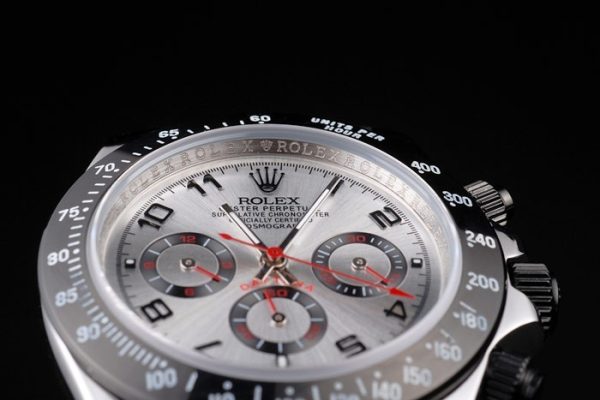 Rolex Daytona Stainless Steel Black Enameled Silver Dial - Image 6
