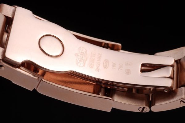 Rolex Daytona Rose Gold Plated Stainless Steel Black Dial - Image 8