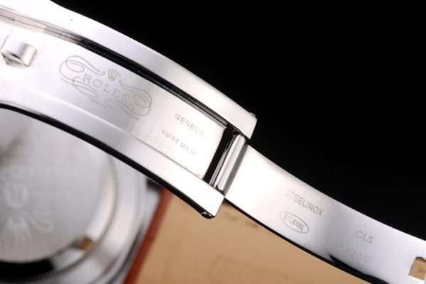 Rolex Daytona Stainless Steel Case White Dial Brown Leather Strap - Image 8