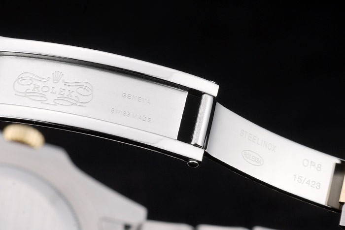 Swiss Rolex GMT Master Rose Gold Bezel Black Dial 80295 - Image 9