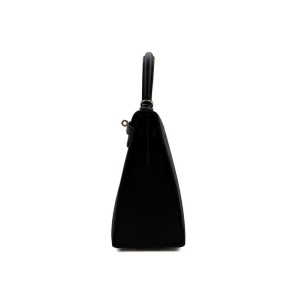 Hermès Black Epsom Kelly 25 Sellier Palladium Hardware - Image 4