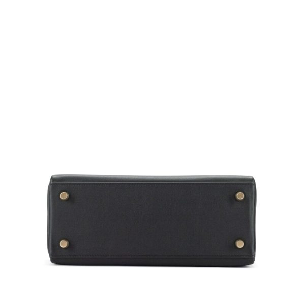 Hermès Edition Black  Kelly 25 Gold Hardware - Image 5