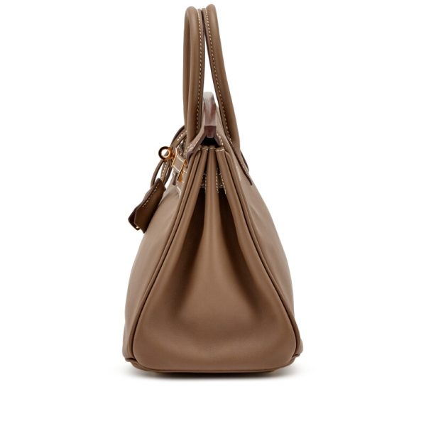 Hermès Etoupe Swift Birkin 25 Gold Hardware - Image 3