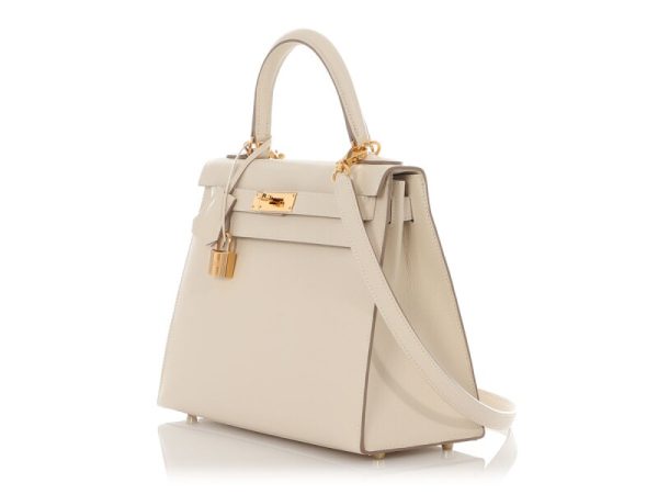 Hermès Craie Epsom Sellier Kelly 28 Gold Hardware - Image 4