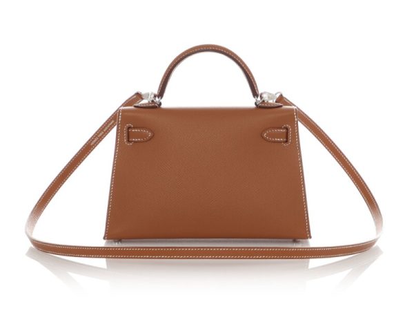 Hermès Gold Mini Kelly 20 II Palladium Hardware - Image 2