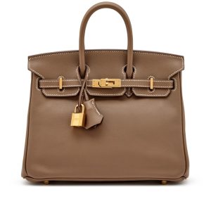 Hermès Etoupe Swift Birkin 25 Gold Hardware