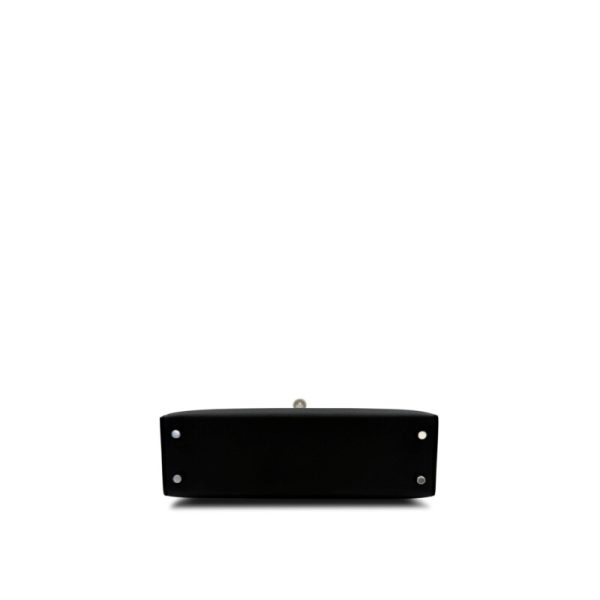 Hermès Black Mini Kelly II 20 Palladium Hardware - Image 5