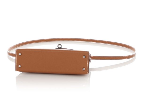 Hermès Gold Mini Kelly 20 II Palladium Hardware - Image 5