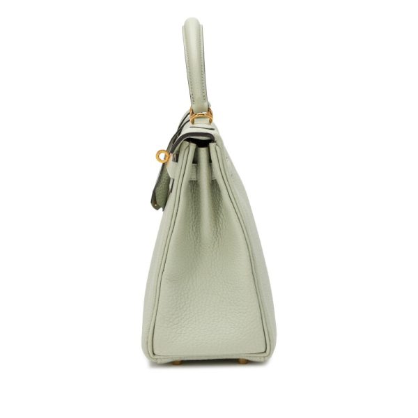 Hermès Gris Neve Togo Retourne Kelly 25 Gold Hardware - Image 4
