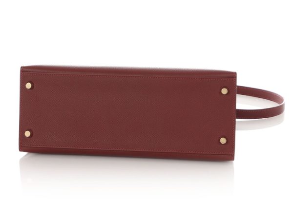 Hermès Rouge H Epsom Kelly 28 Gold Hardware - Image 5