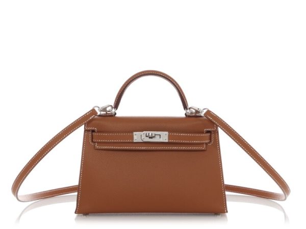 Hermès Gold Mini Kelly 20 II Palladium Hardware