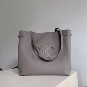 Medium Cabas Anais Cuir Triomphe Pebble