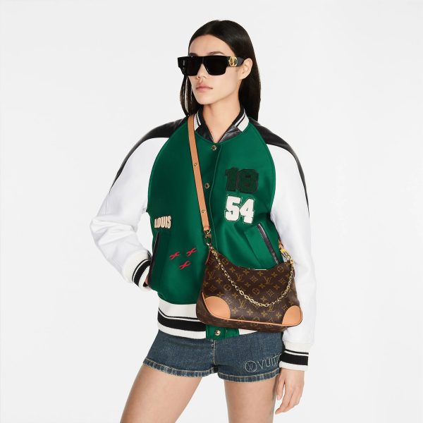 LOUIS VUITTON BOULOGNE Classic Monogram Brown Crossbody Bag - Image 5