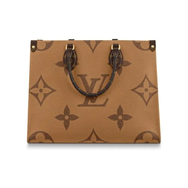 LOUIS VUITTON ONTHEGO MM Classic Monogram Brown Medium Tote Bag - Image 3