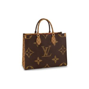 LOUIS VUITTON ONTHEGO MM Classic Monogram Brown Medium Tote Bag