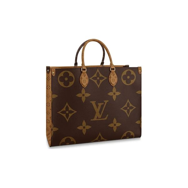 LOUIS VUITTON ONTHEGO GM Classic Monogram Brown Large Tote Bag