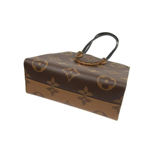 LOUIS VUITTON ONTHEGO GM Classic Monogram Brown Large Tote Bag - Image 4