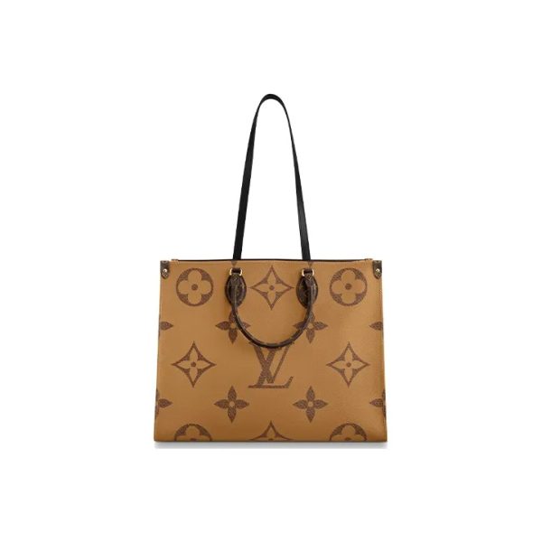 LOUIS VUITTON ONTHEGO GM Classic Monogram Brown Large Tote Bag - Image 5