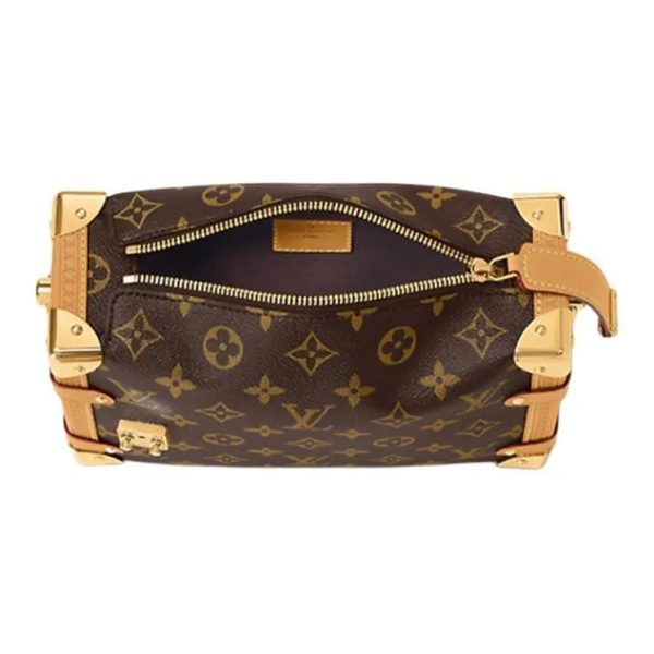 LOUIS VUITTON Side Trunk PM classic monogram brown small handbag - Image 4