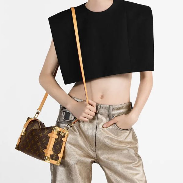 LOUIS VUITTON Side Trunk PM classic monogram brown small handbag - Image 6