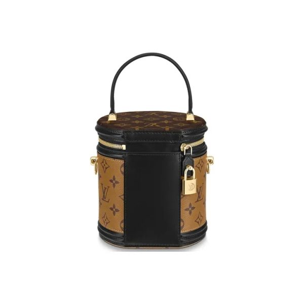 LOUIS VUITTON Cannes classic monogram brown small bucket bag - Image 2