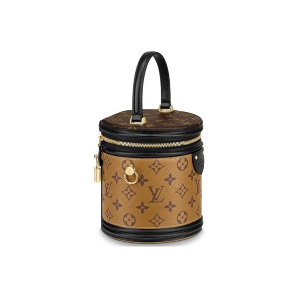 LOUIS VUITTON Cannes classic monogram brown small bucket bag - Image 3